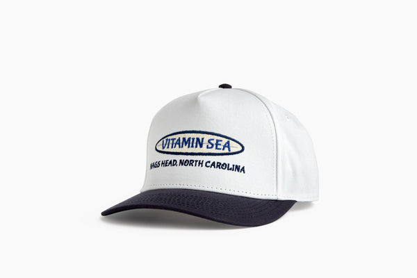 Vitamin Sea Logo Pukka Hat - White/Navy