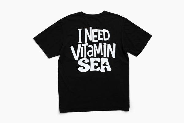 I Need Vitamin Sea Tee - Black
